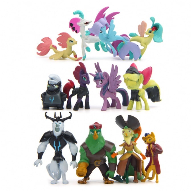 12 in  1 upgrade My little pony collection cake topper figure