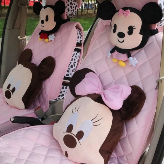 micky and minnie car neck pillow Back Support Waist Pillow car seat cushion