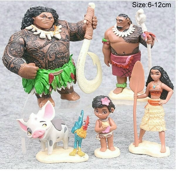 MOANA Figurine set / cake Topper
