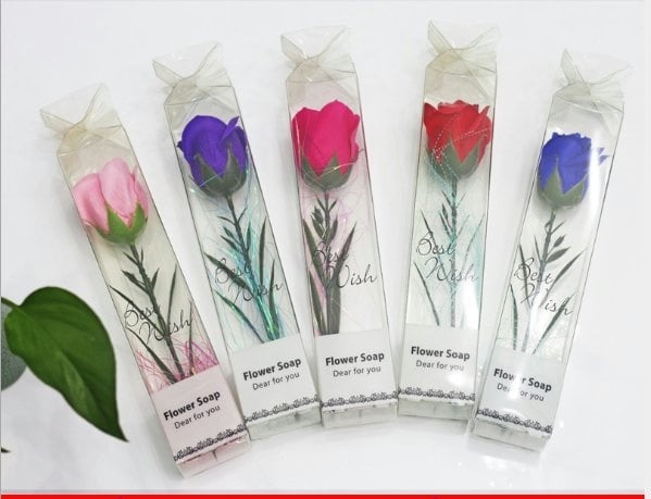 Soap Flowers Gift add LED / Love Present for Birthday Anniversary Valentines