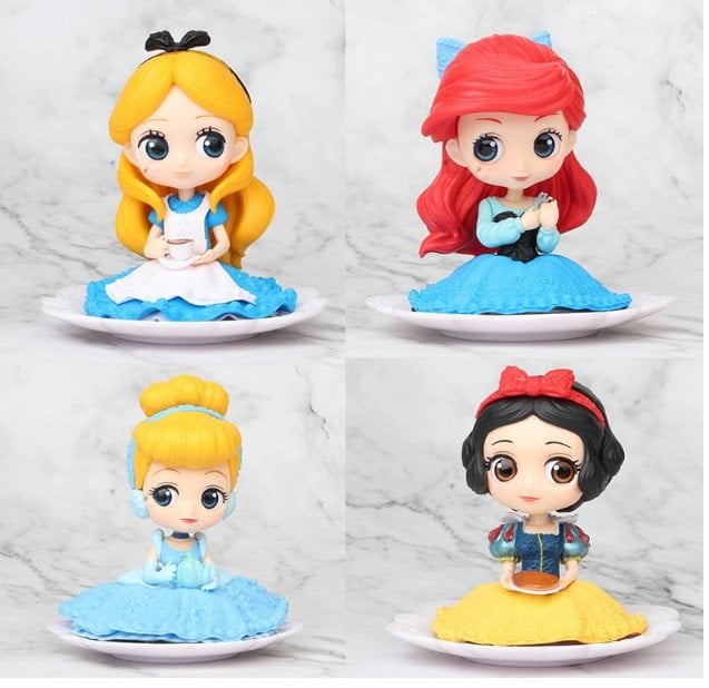Princess Cake Topper /Figure set with boxes