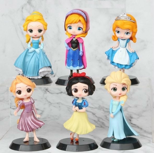 6 DESI8GN Disney Princess Figurine / Cake Topper