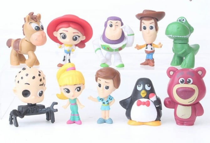 10 in 1 Q version  toy story Cake Topper / Figure set