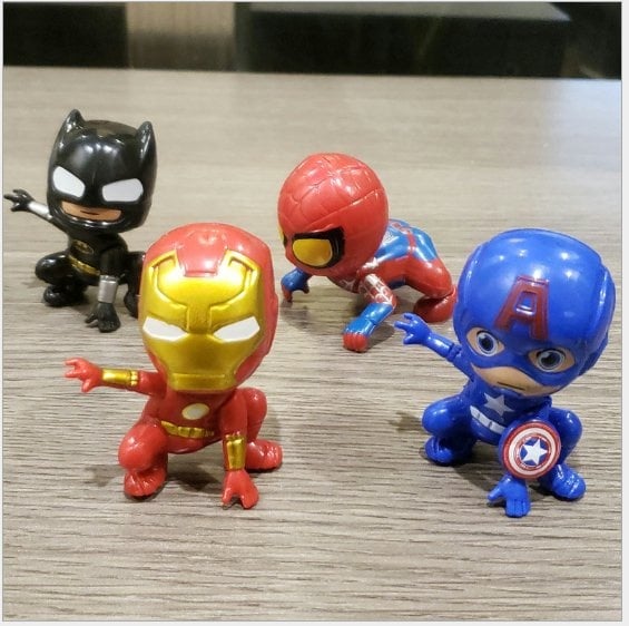 4 in 1 abs marvel captain america Figurine Set Cake Topper