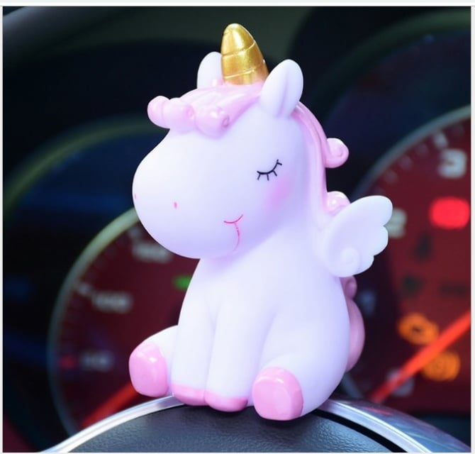 unicorn cake topper key chain