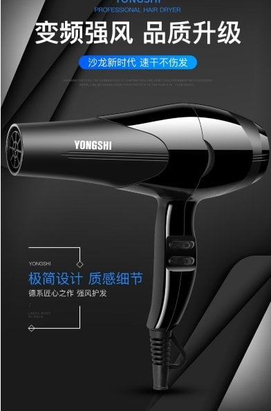 Professional hair salon hair dryer