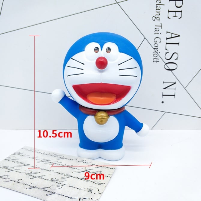 10.5cm Doraemon Figurine Set Cake Toppe