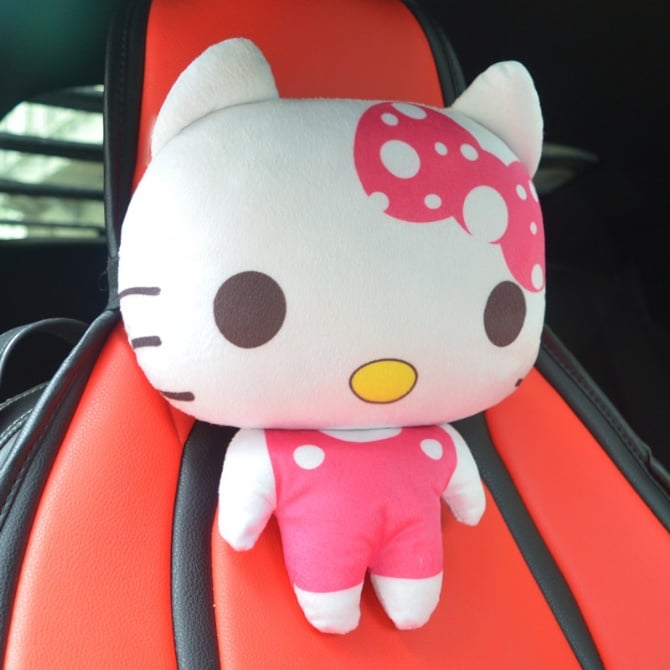 Hello kittyt car neck pillow  car seat cushion