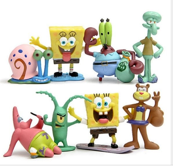 spongebob squarepants  Figurine Set Cake topper