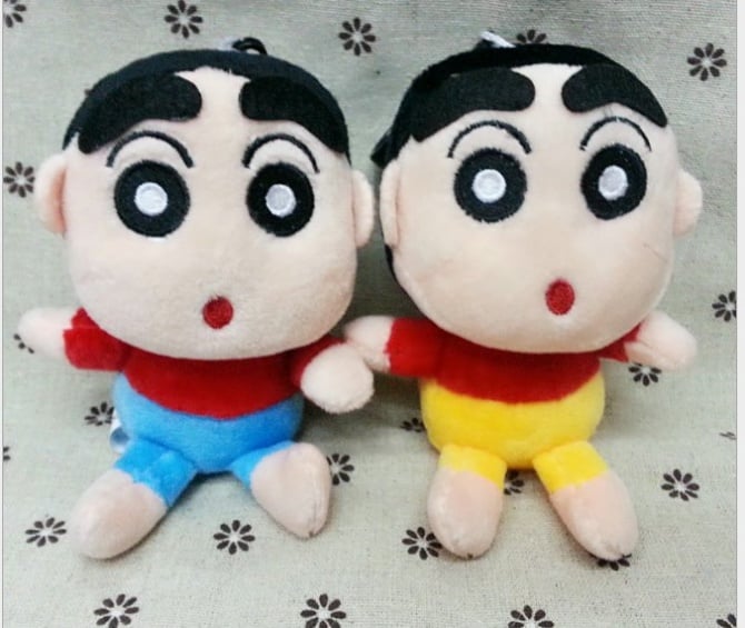 2 IN 1 Shin Chan soft toys 11cm -12cm