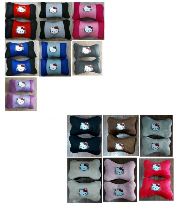 hello kitty Car Seat Head pillow 2pcs