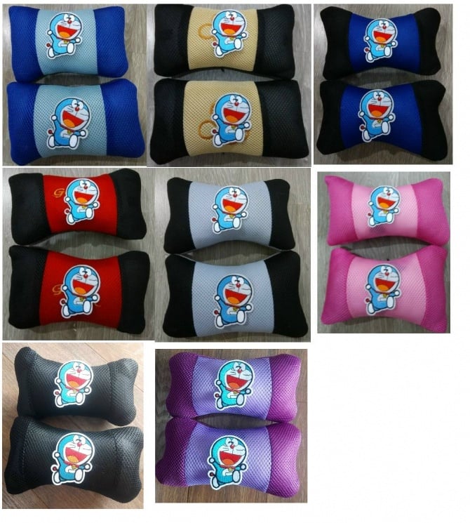 Doraemon 2 Car Seat Head neck pillow 2pcs