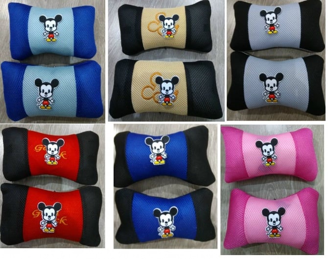 small micky Car Seat Head pillow 2pcs