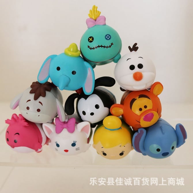 10 IN 1 Tsum Tsum Figurine Set / Cake Topper D2