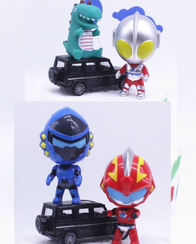 12cm  ultraman  Figurine cake Topper 3 design