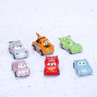 6  IN 1 cars Figurine Set / Cake Topper  D3