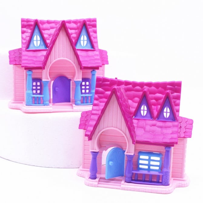 Princess castle Figurines Cake Topper, Disney Frozen Toy D1