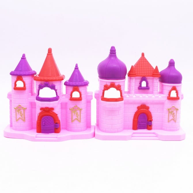 Princess castle Figurines Cake Topper, Disney Frozen Toy D2