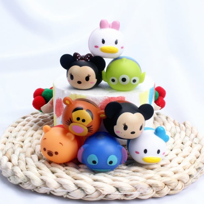8 IN 1 Tsum Tsum silicon Figurine Set / Cake Topper