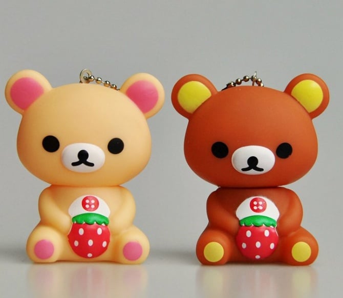 Rilakkuma cake topper key chain