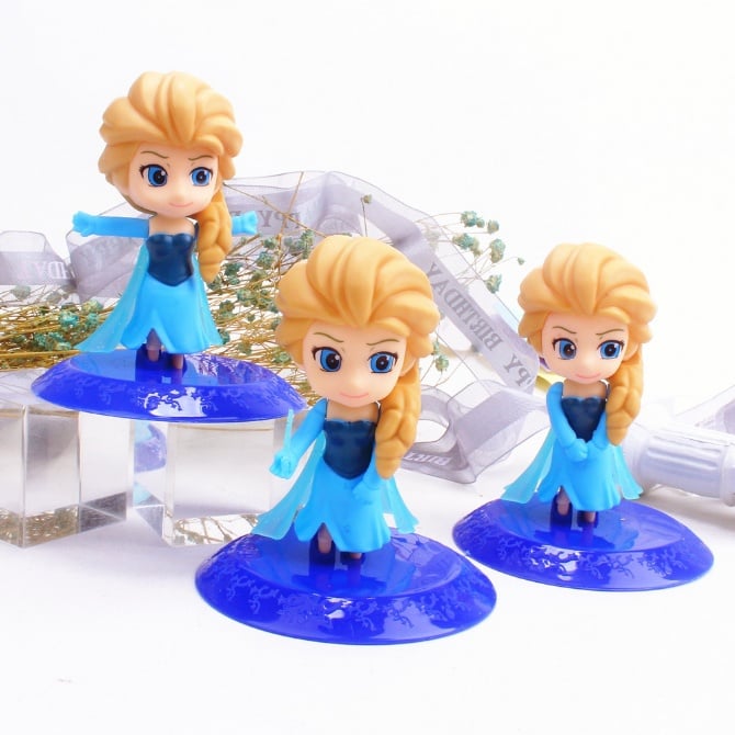 3 in 1 ABS Frozen Figurine Set cake Topper -