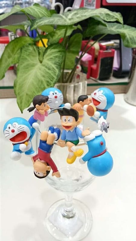 8 IN 1 Doraemon Limited Figurine Set with boxes
