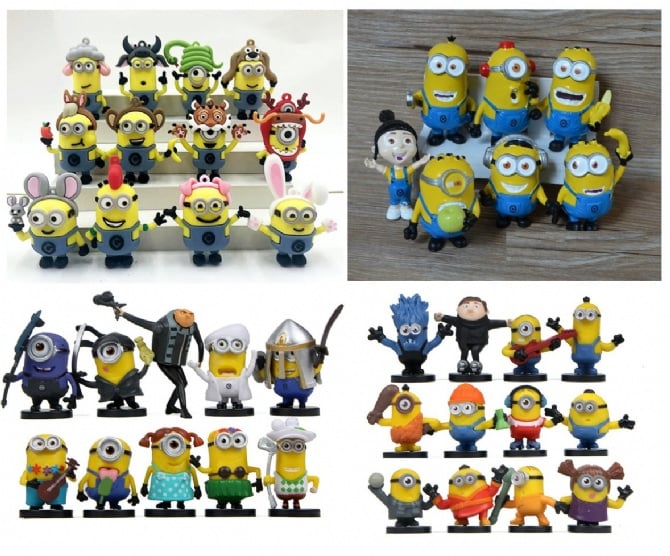 Minion Figurine Set / Cake Topper