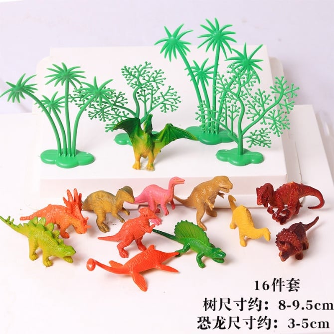 16 in 1 Dinosaur Figurine / Cake Topper