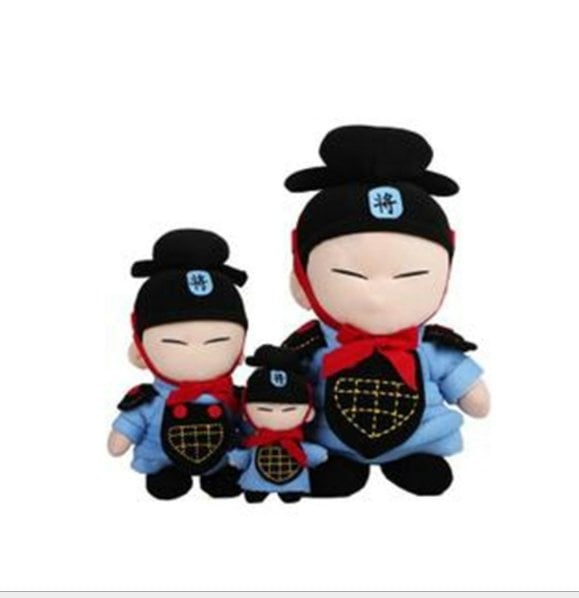 38cm Terracotta warriors and houses plush toys