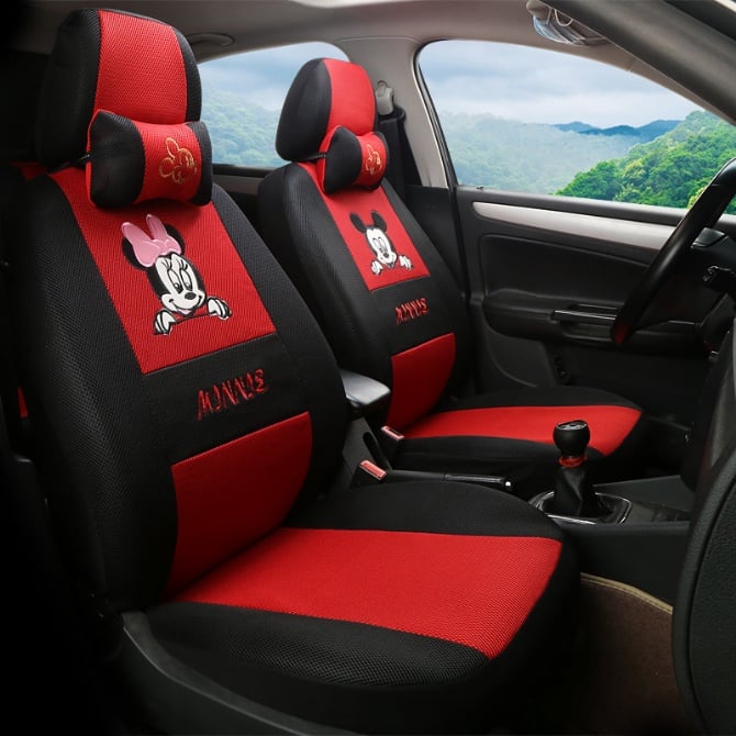 Micky and Minnie baby CAR SEAT COVER Front and Back Seat