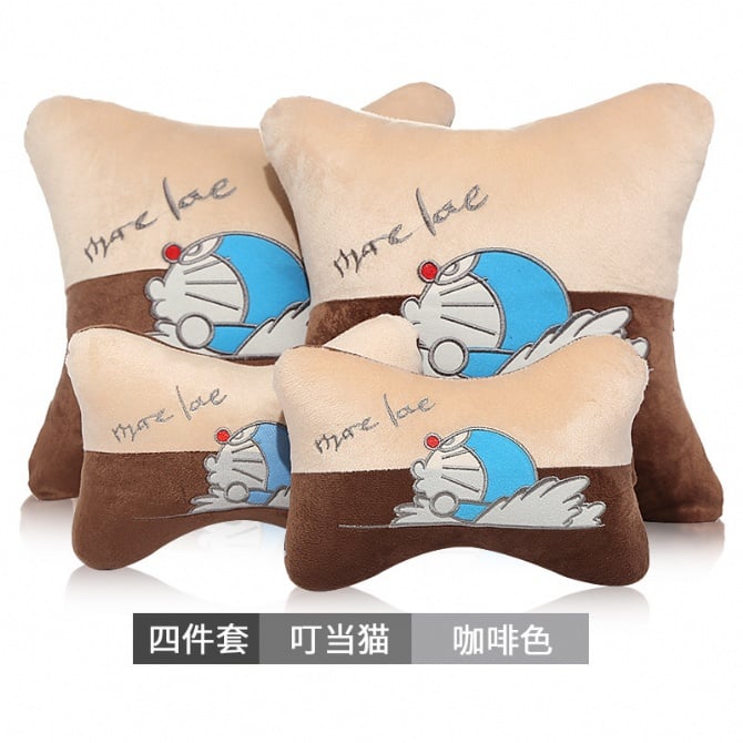 Doraemon car neck/waist pillow