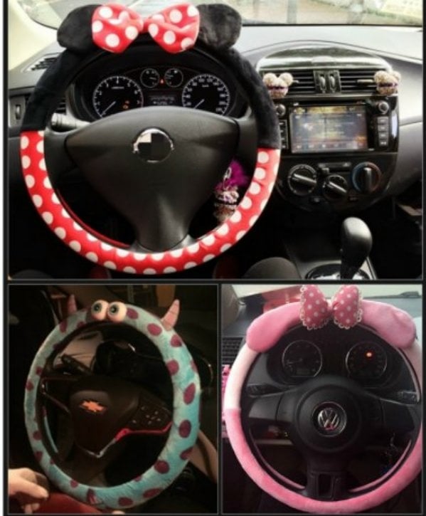 Soft cute cartoon steering