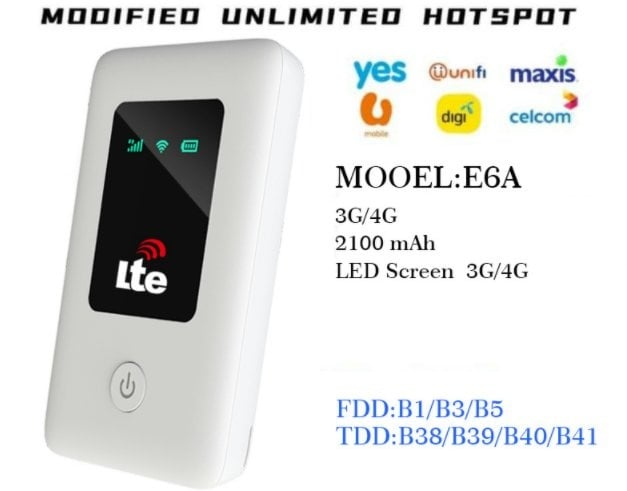 MODIFIED 4G LTE WIRELESS PORTABLE USB ROUTER MODEM UNLIMITED HOTSPOT WIFI TETHERING - -