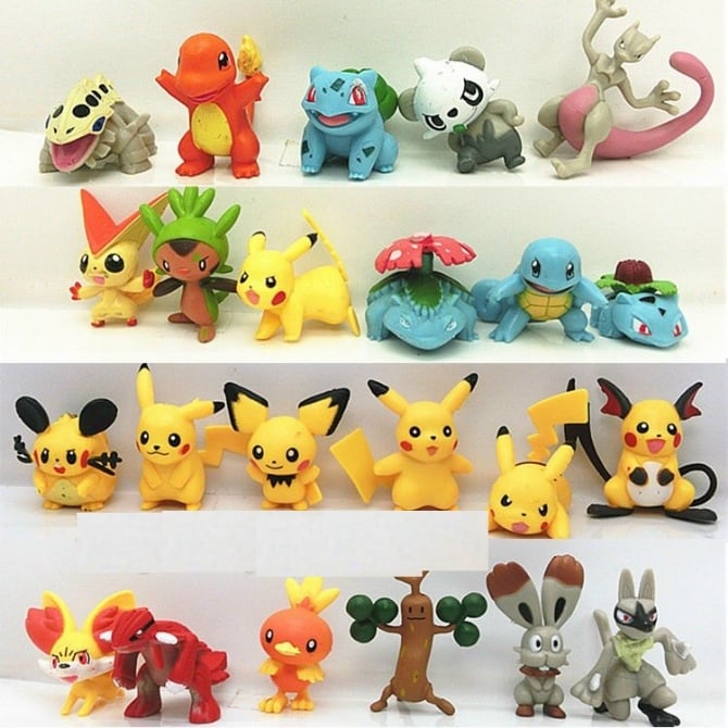 24 IN 1 Pokemon Figurine set / cake Topper