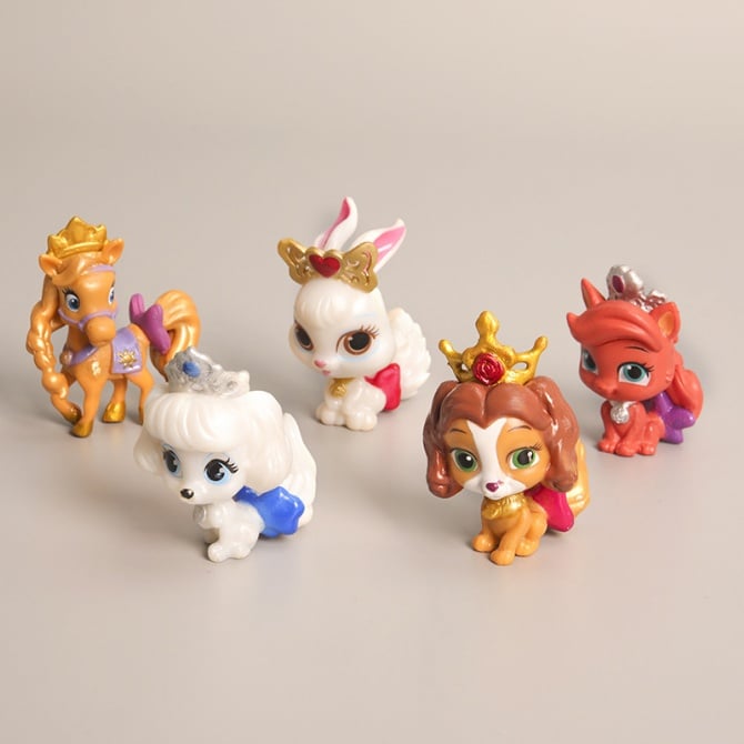 5 in 1 Palace Pets Figures Cake Topper