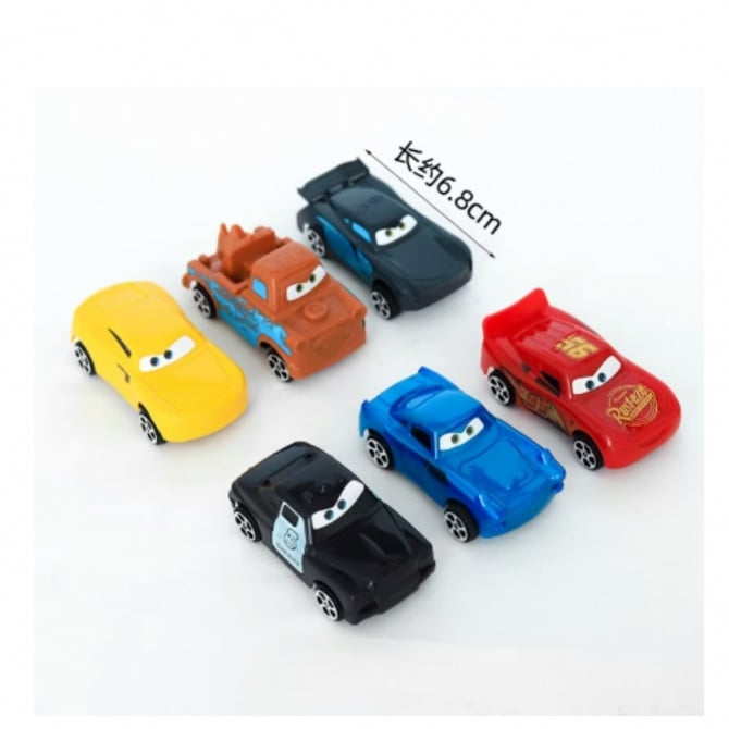 6  IN 1 new design car Figurine Set / Cake Topper