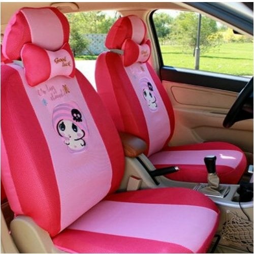 Cube baby add thick Spacer Fabric Quality with full colour Full Set Car Seat Cover Front and Back Seat