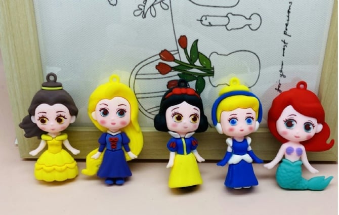 5 IN 1 princess cake topper