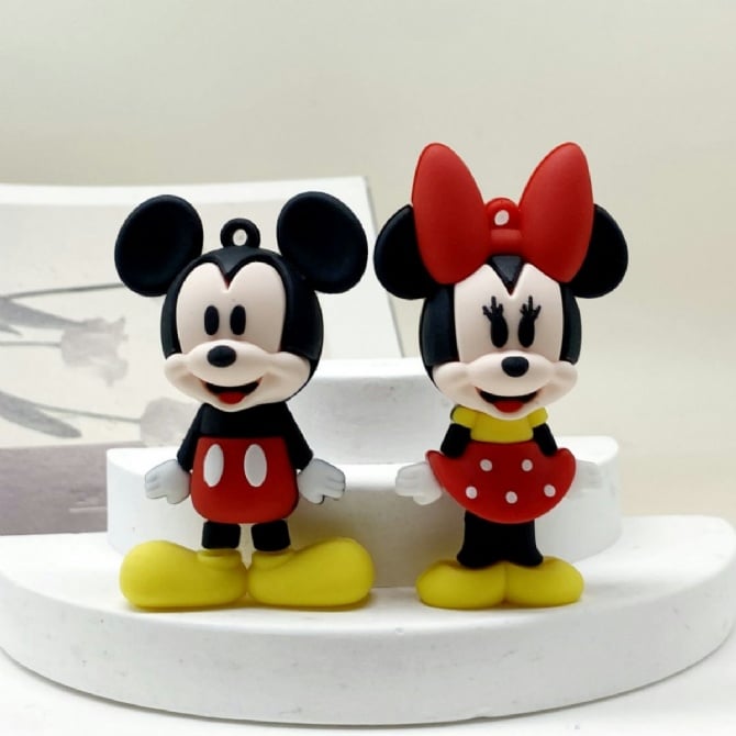 2 in 1 micky & minnie cake topper