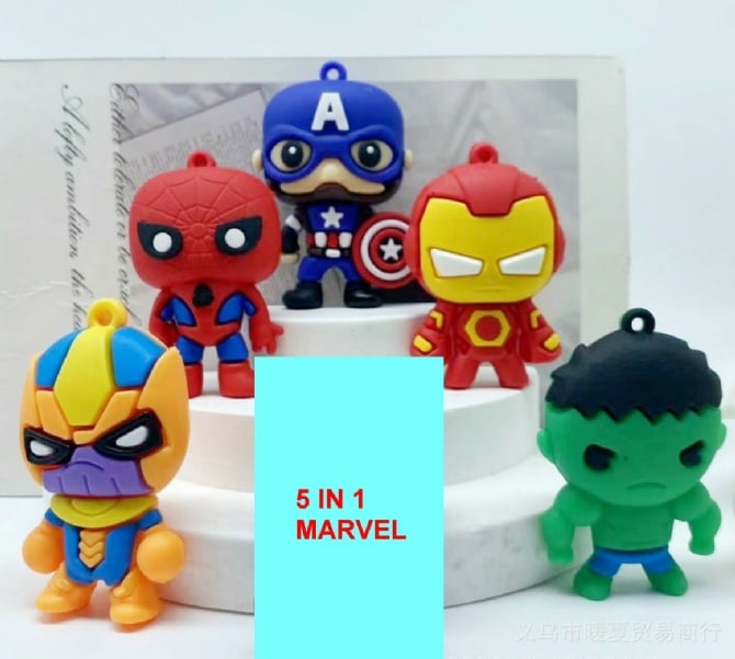 5 IN 1 marvel cake topper