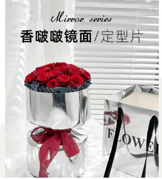 Valentine's Rose soap flower bouquet birthdays free led light