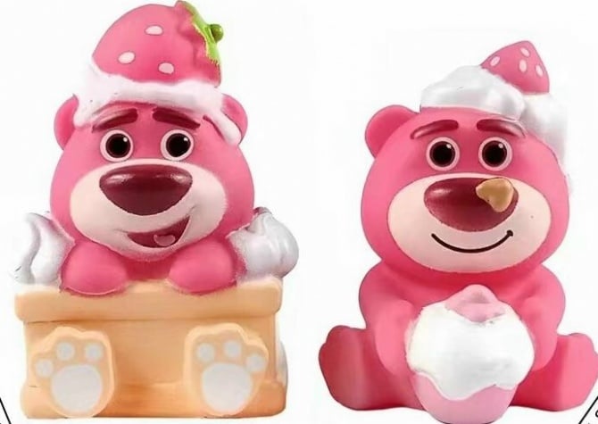 Lotso strawberry Figurine Cake Topper
