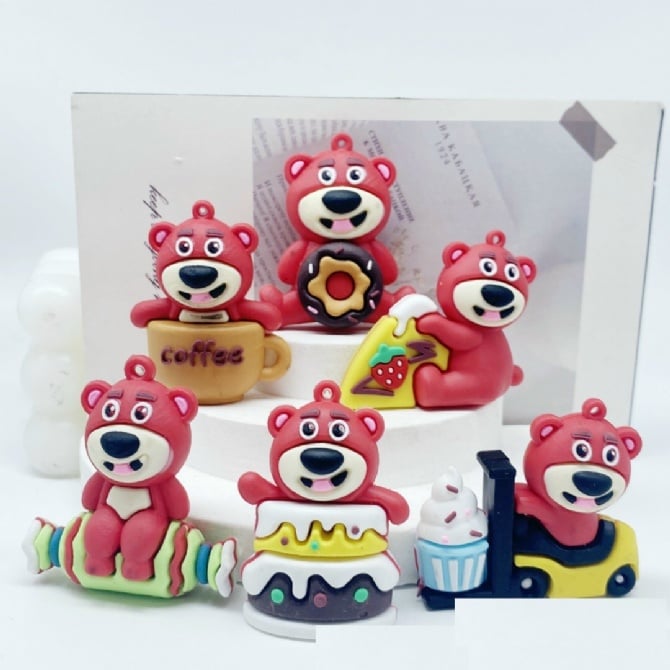 6 in 1 Lotso cake topper  figure