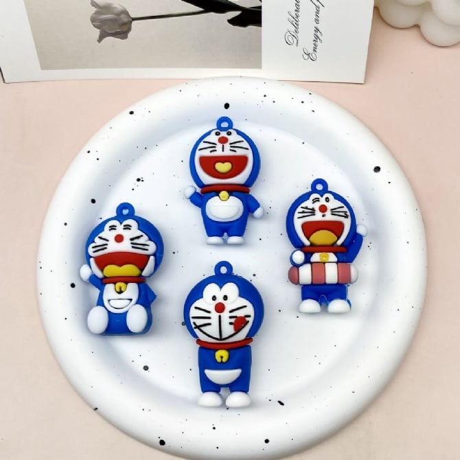 4 in 1 Doraemon cake topper  figure
