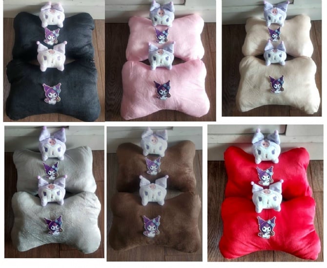 Kurumi soft car neck pillow  6 colour