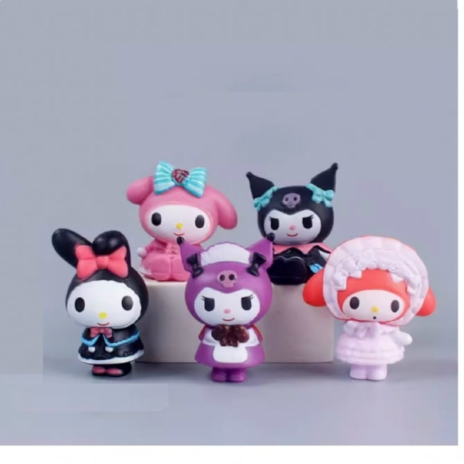Sanrio kuromi melody 6 DESIGN Figurine Cake Topper