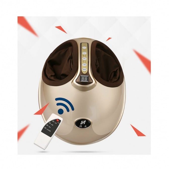 Quality Multifunction Foot Massager Kneading 3D Shiatsu Heating Therapy Mesin Urut Kaki with remote control
