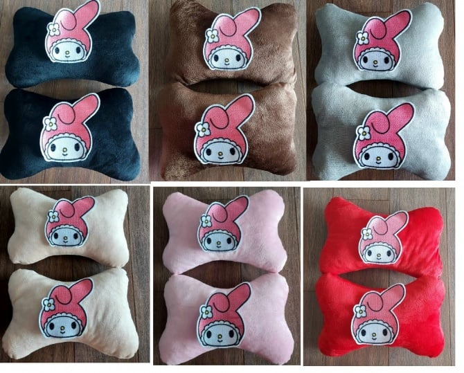 Melody soft car neck pillow 1 pair 2pcs