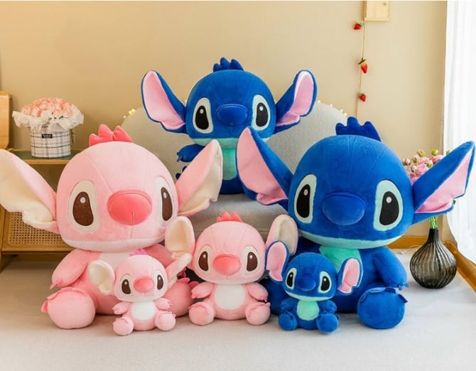 New design stitch plush soft toys doll 25-60CM collection version