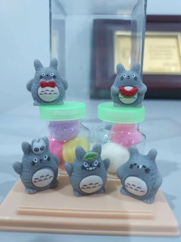 5 IN 1 TOTORO cute cake topper figure collection